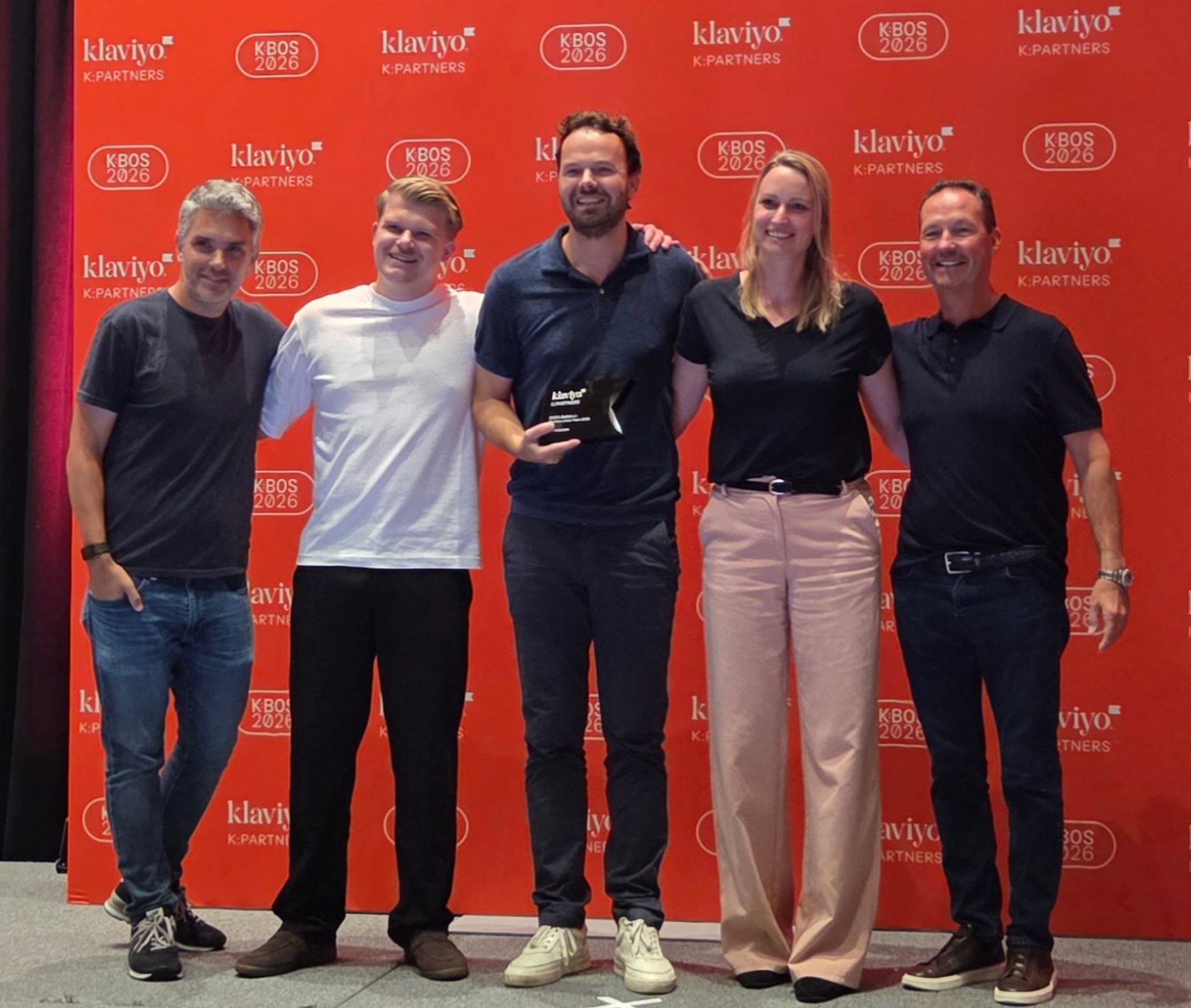 mailmeisters nimmt in Boston die Auszeichnung Klaviyo Partner of the Year Benelux entgegen